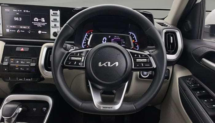 2023 KIA SONET 	 HTX 1.0 TURBO DCT, Petrol, Automatic, 6,952 km, Steering Wheel Close Up