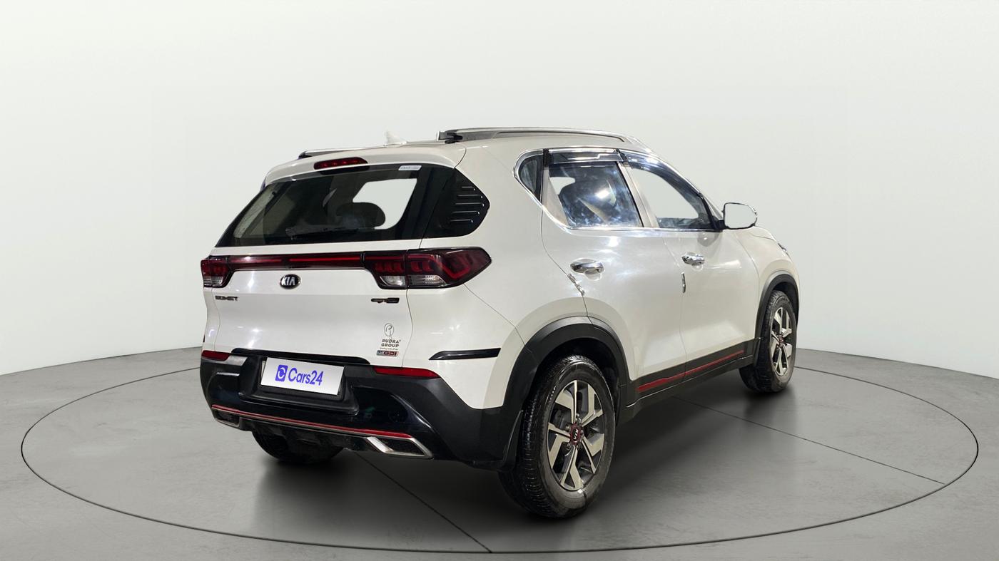 2020 KIA SONET GTX PLUS 1.0 DCT, Petrol, Automatic, 74,226 km, Right Back Diagonal