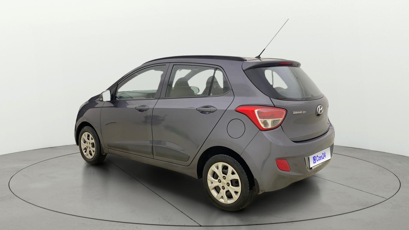 2016 Hyundai Grand i10 SPORTZ 1.2 KAPPA VTVT, Petrol, Manual, 83,872 km, Left Back Diagonal