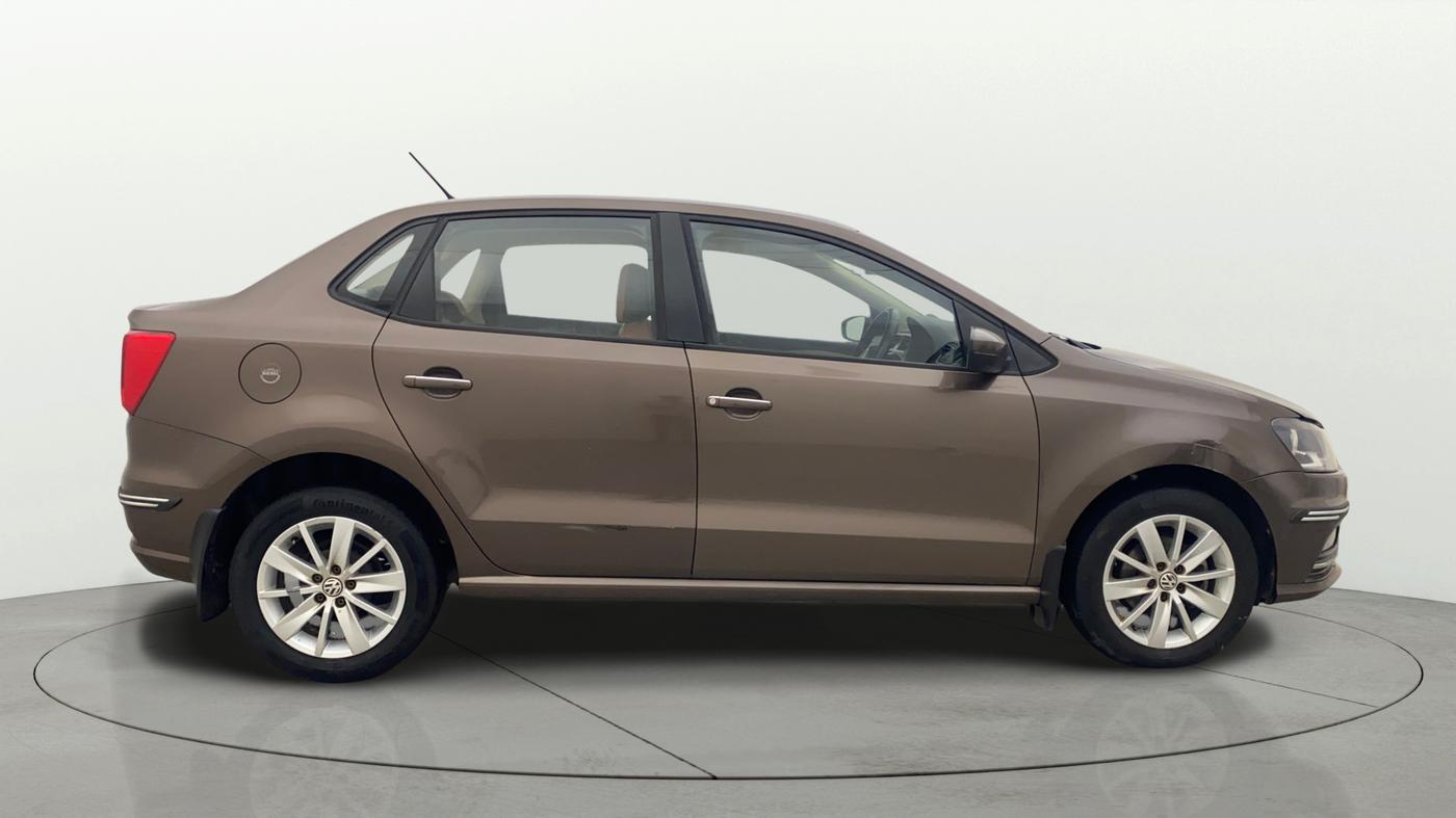 2016 Volkswagen Ameo HIGHLINE DSG 1.5 DIESEL , Diesel, Automatic, 99,263 km, Right Side View