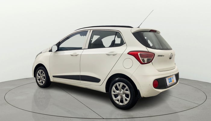 2017 Hyundai Grand i10 SPORTZ (O) 1.2 KAPPA VTVT, Petrol, Manual, 25,181 km, Left Back Diagonal