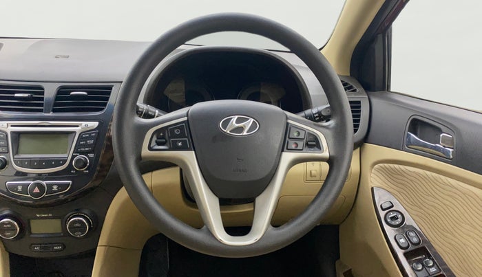 2013 Hyundai Verna FLUIDIC 1.6 VTVT SX, Petrol, Manual, 43,125 km, Steering Wheel Close Up