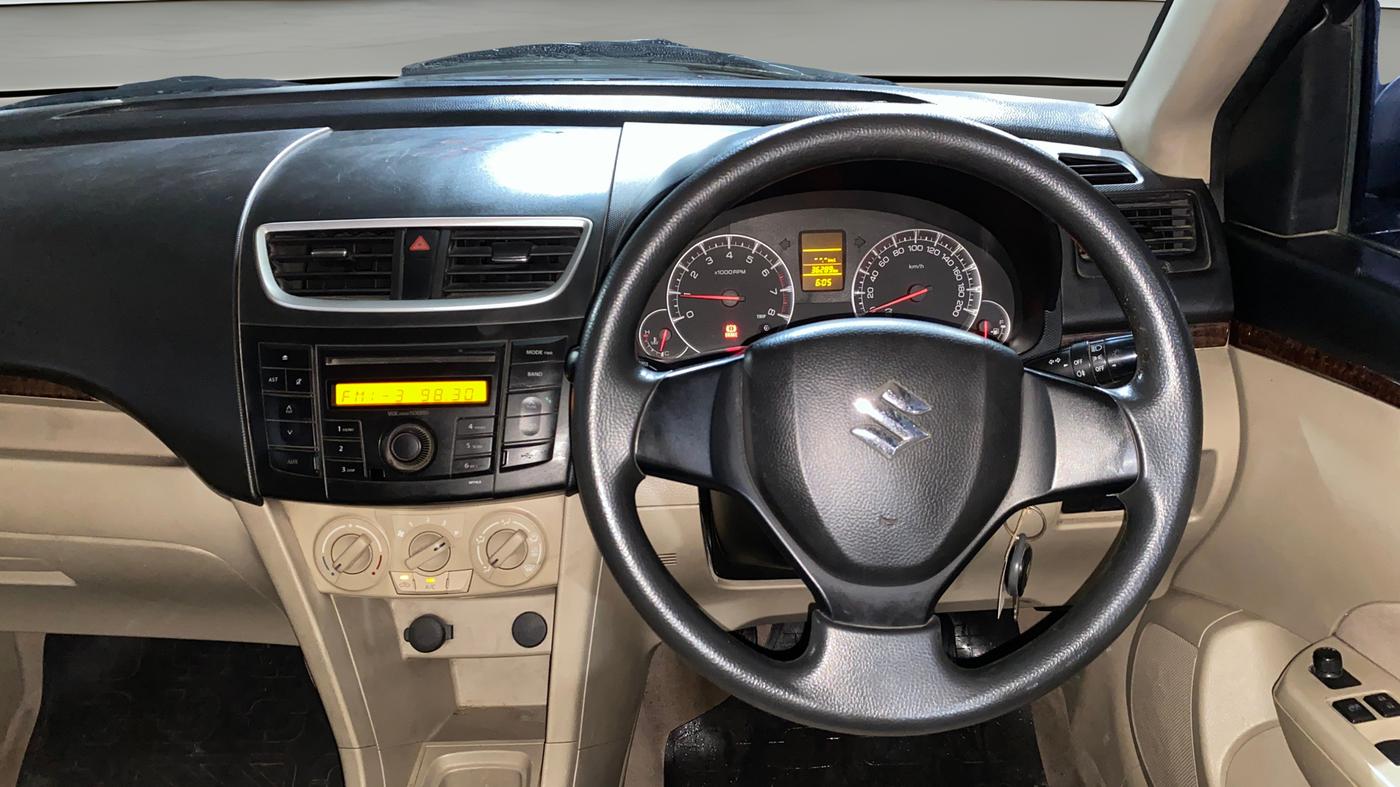 2014 Maruti Swift Dzire VXI, Petrol, Manual, 36,278 km, Steering Wheel Close Up