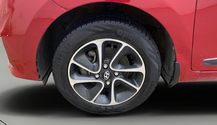 2017 Hyundai Grand i10 ASTA 1.2 KAPPA VTVT, Petrol, Manual, 1,03,772 km, Left Front Wheel