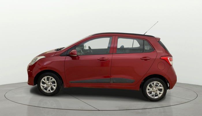 2017 Hyundai Grand i10 SPORTZ (O) 1.2 KAPPA VTVT, Petrol, Manual, 1,28,898 km, Left Side