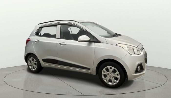 2015 Hyundai Grand i10 SPORTZ 1.2 KAPPA VTVT, CNG, Manual, 53,745 km, Right Front Diagonal