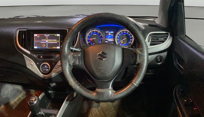 2015 Maruti Baleno ALPHA PETROL 1.2, Petrol, Manual, 69,008 km, Steering Wheel Close Up