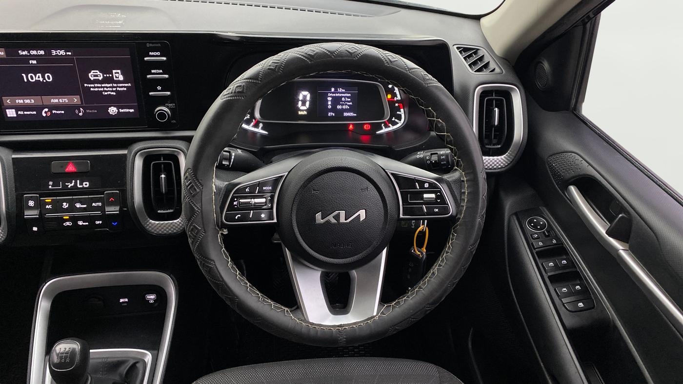 2022 KIA SONET HTK PLUS 1.2, Petrol, Manual, 33,404 km, Steering Wheel Close Up