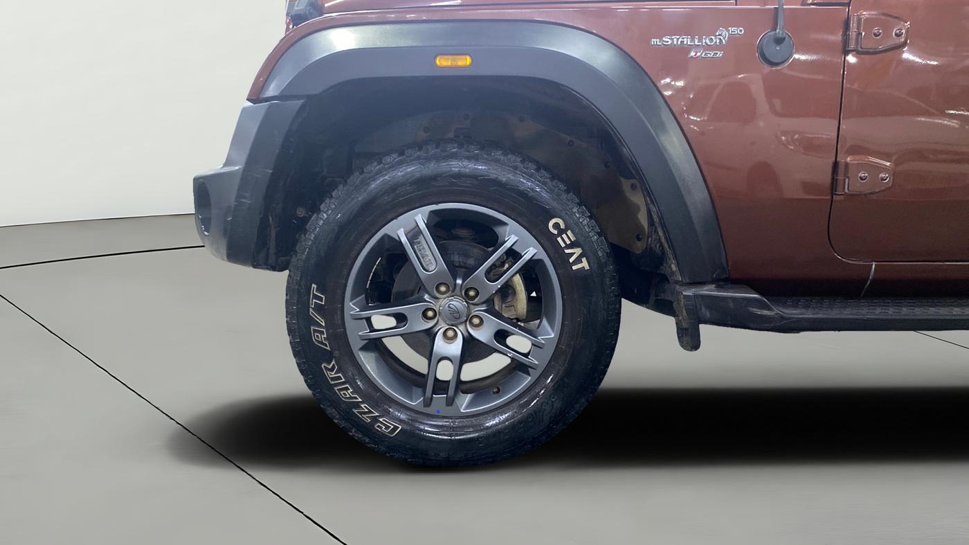 2021 Mahindra Thar LX HT PETROL 4WD MT, Petrol, Manual, 24,564 km, Left Front Wheel