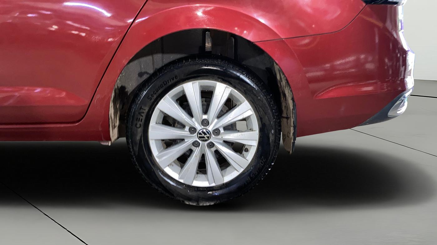 2023 Volkswagen VIRTUS HIGHLINE TSI 1.0 MT, Petrol, Manual, 6,278 km, Left Rear Wheel
