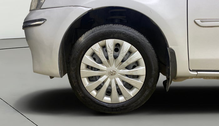 2013 Toyota Etios G, Petrol, Manual, 90,986 km, Left Front Wheel