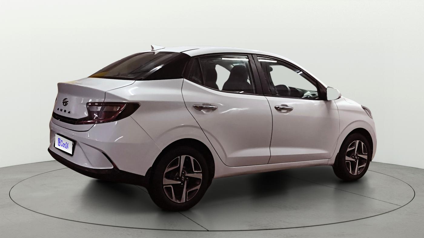 2020 Hyundai AURA SX PLUS 1.2 AMT, Petrol, Automatic, 61,494 km, Right Back Diagonal
