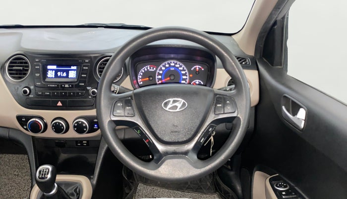 2016 Hyundai Grand i10 SPORTZ 1.2 KAPPA VTVT, Petrol, Manual, 85,455 km, Steering Wheel Close Up
