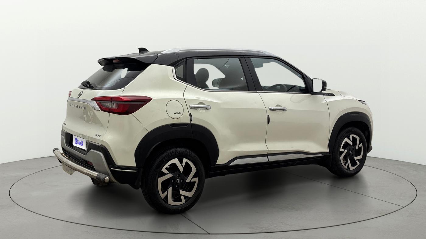 2022 Nissan MAGNITE XV TURBO CVT DUAL TONE, Petrol, Automatic, 40,359 km, Right Back Diagonal