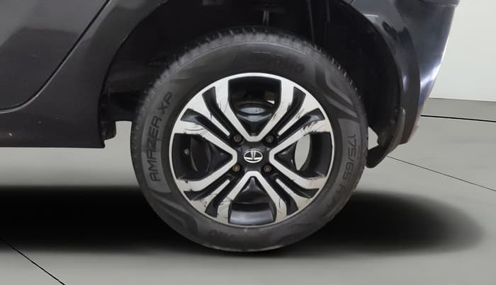 2022 Tata TIGOR XZ PLUS CNG, CNG, Manual, 74,369 km, Left Rear Wheel
