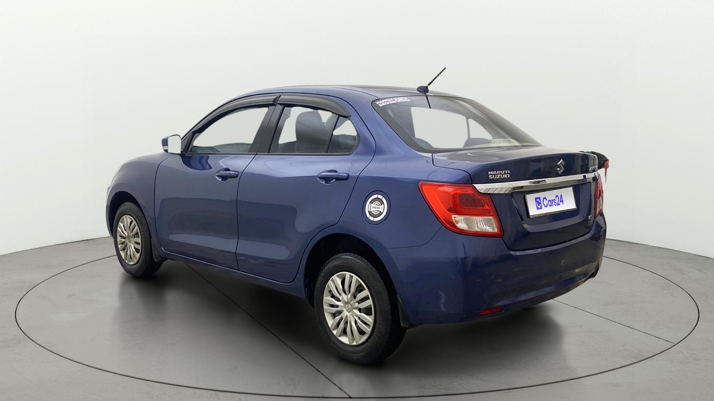 2017 Maruti Dzire VDI AMT, Diesel, Automatic, 99,208 km, Left Back Diagonal