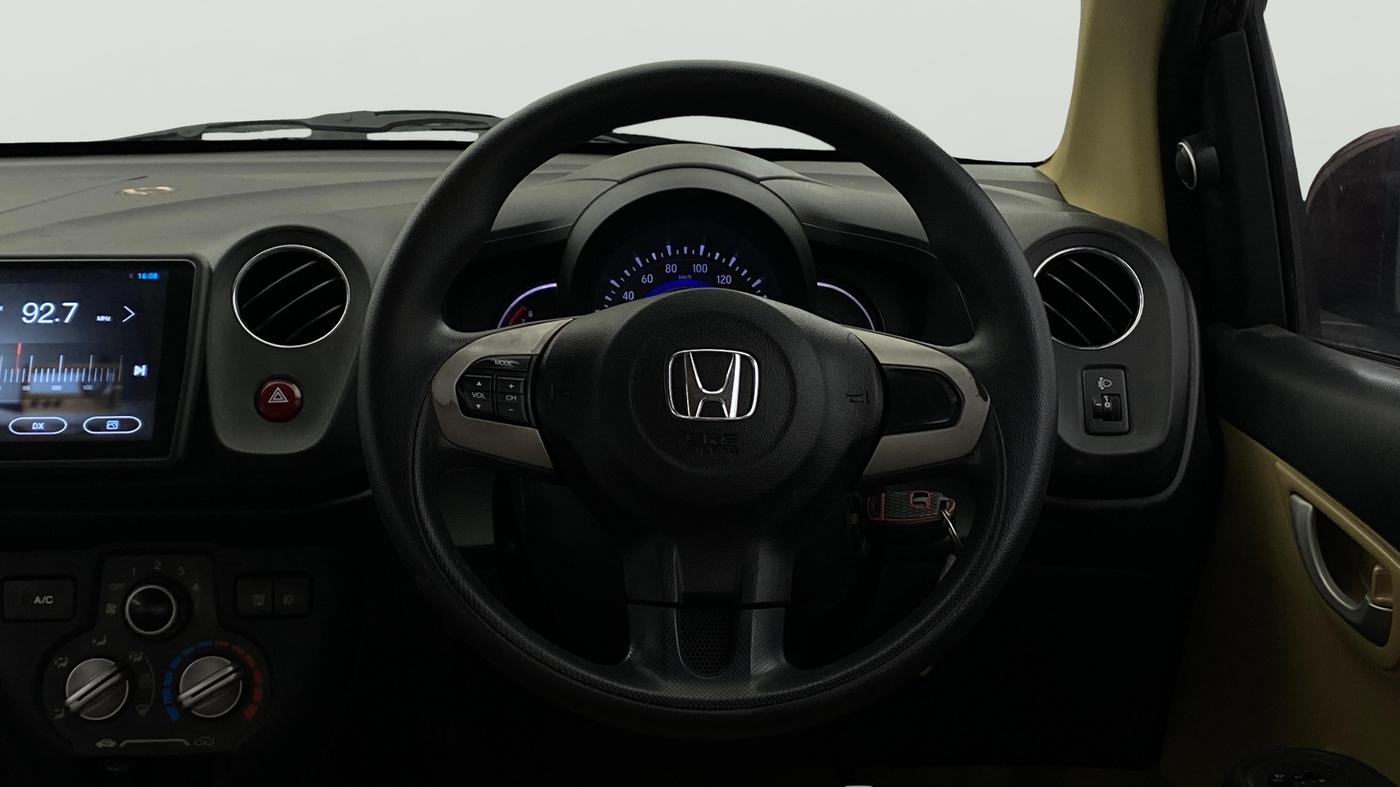 2015 Honda Amaze 1.2L I-VTEC VX AT, Petrol, Automatic, 75,236 km, Steering Wheel Close Up