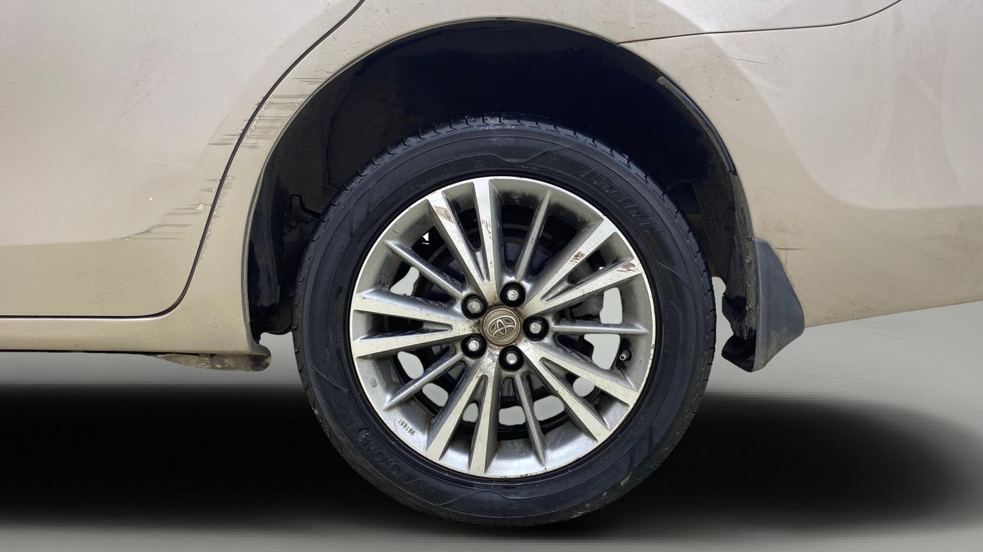 2014 Toyota Corolla Altis VL CVT PETROL, Petrol, Automatic, 78,576 km, Left Rear Wheel