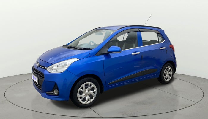 2018 Hyundai Grand i10 SPORTZ 1.2 KAPPA VTVT, Petrol, Manual, 67,914 km, Left Front Diagonal