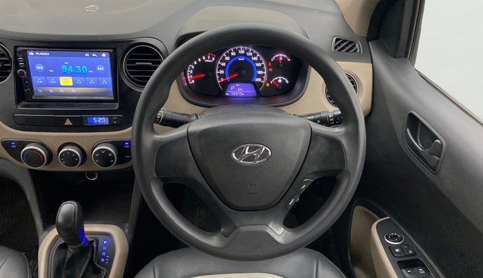 2017 Hyundai Grand i10 MAGNA AT 1.2 KAPPA VTVT, Petrol, Automatic, 46,834 km, Steering Wheel Close Up