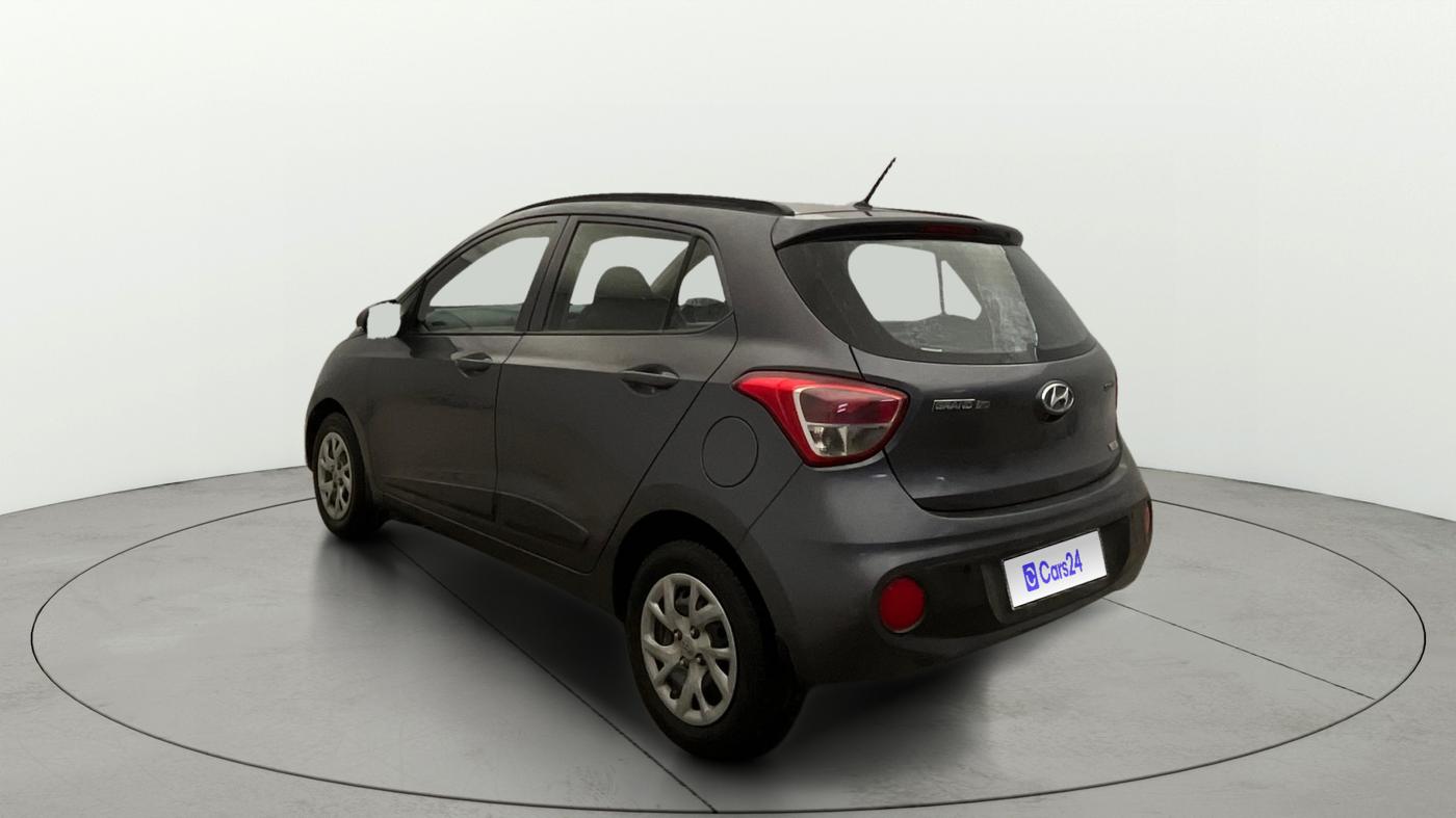 2017 Hyundai Grand i10 SPORTZ (O) 1.2 KAPPA VTVT, Petrol, Manual, 54,543 km, Left Back Diagonal