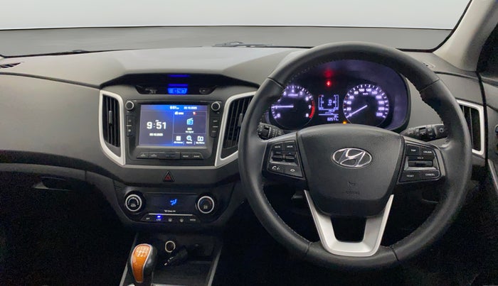 2018 Hyundai Creta SX 1.6 PETROL DUAL TONE, Petrol, Manual, 82,577 km, Steering Wheel Close Up