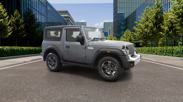 2023 Mahindra Thar LX P 2WD AT HT, Petrol, Automatic, 15,201 km, Right Front Diagonal