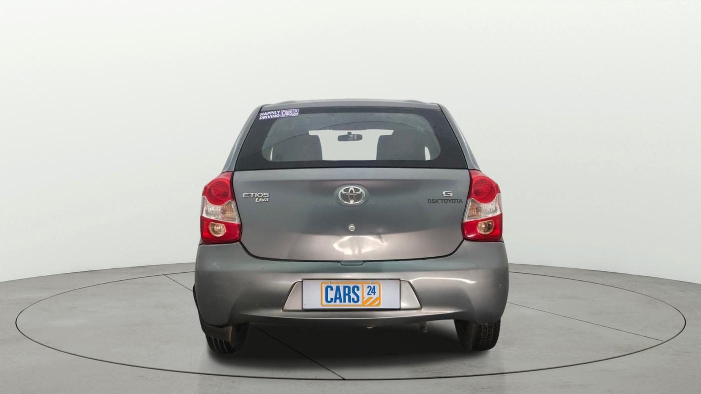 2013 Toyota Etios Liva G, Petrol, Manual, 65,995 km, Back/Rear