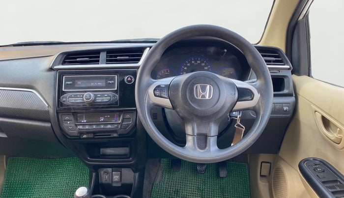 2017 Honda Brio S MT, Petrol, Manual, 1,00,138 km, Steering Wheel Close Up
