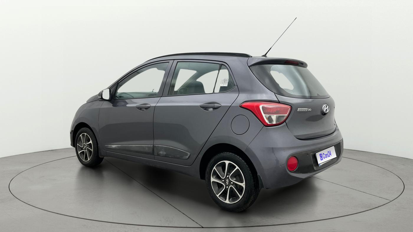 2017 Hyundai Grand i10 SPORTZ (O) AT 1.2 KAPPA VTVT, Petrol, Automatic, 67,332 km, Left Back Diagonal