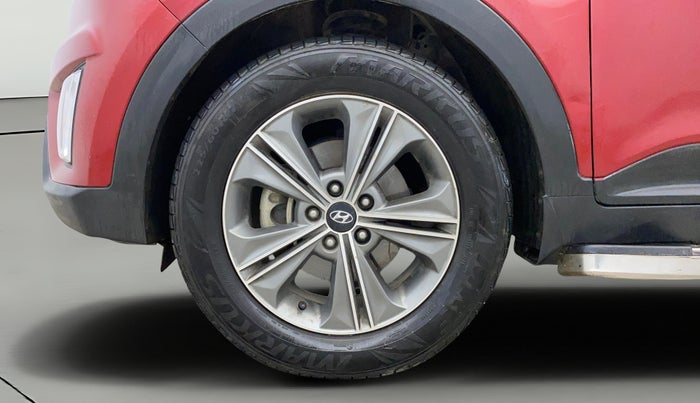 2018 Hyundai Creta SX PLUS AT 1.6 PETROL, Petrol, Automatic, 77,814 km, Left Front Wheel