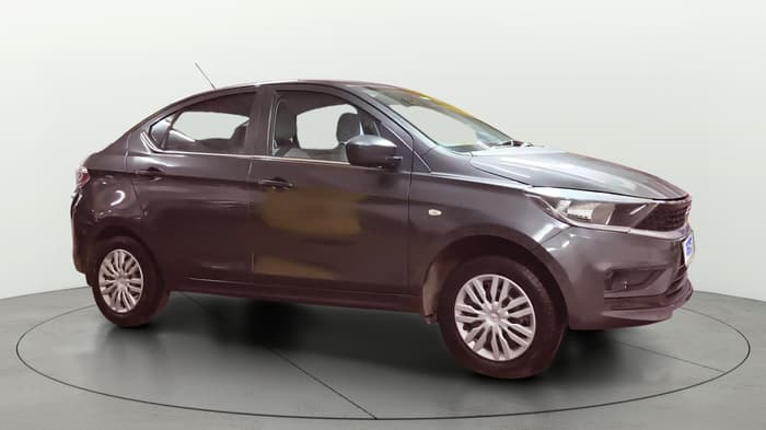 2021 Tata TIGOR XMA PETROL, CNG, Automatic, 76,682 km, Right Front Diagonal