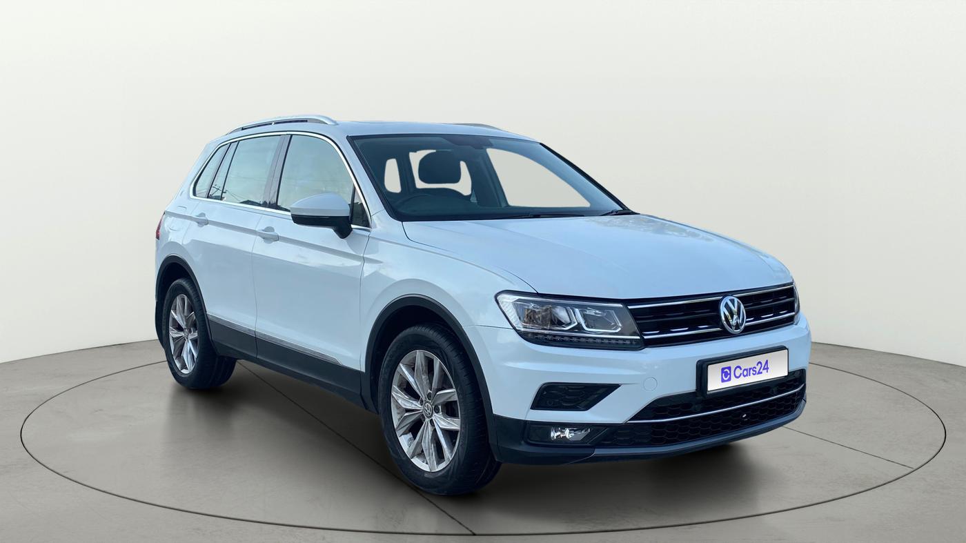 2018 Volkswagen TIGUAN HIGHLINE TDI AT, Diesel, Automatic, 1,43,834 km, Right Front Diagonal