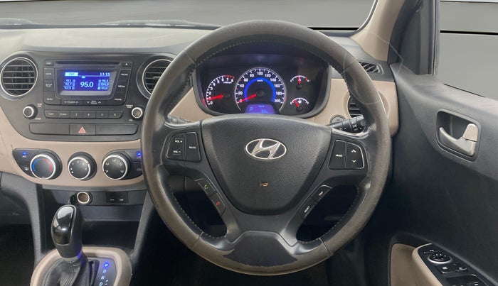 2015 Hyundai Grand i10 ASTA AT 1.2 KAPPA VTVT, Petrol, Automatic, 89,502 km, Steering Wheel Close Up
