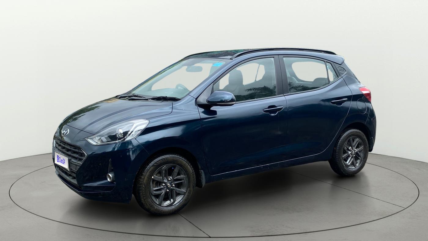 2020 Hyundai GRAND I10 NIOS SPORTZ AMT 1.2 KAPPA VTVT, Petrol, Automatic, 37,821 km, Left Front Diagonal