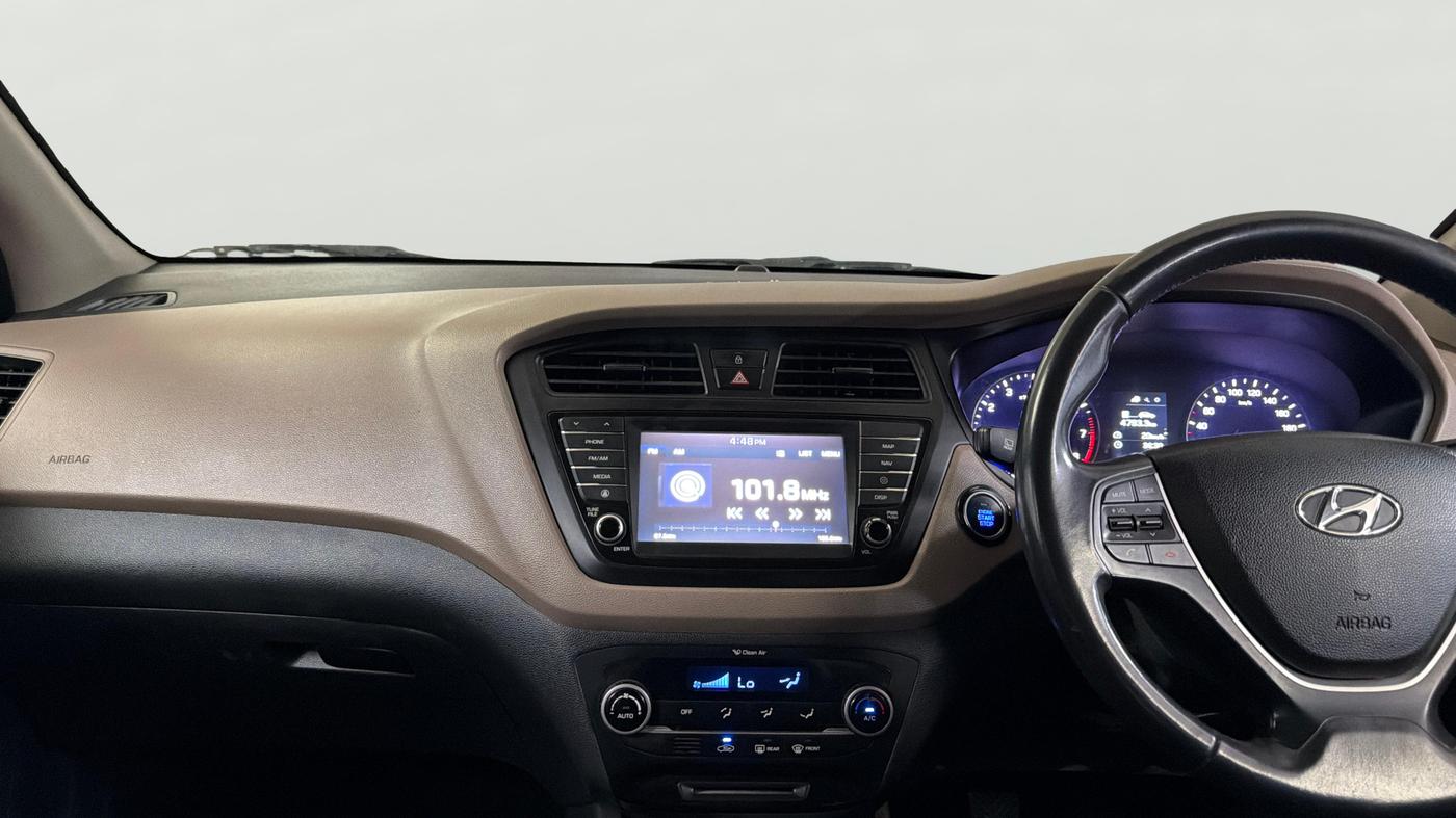 2017 Hyundai Elite i20 ASTA 1.2 (O), Petrol, Manual, 90,669 km, Air Conditioner