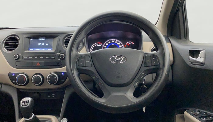 2017 Hyundai Grand i10 SPORTZ 1.2 KAPPA VTVT, Petrol, Manual, 23,550 km, Steering Wheel Close Up