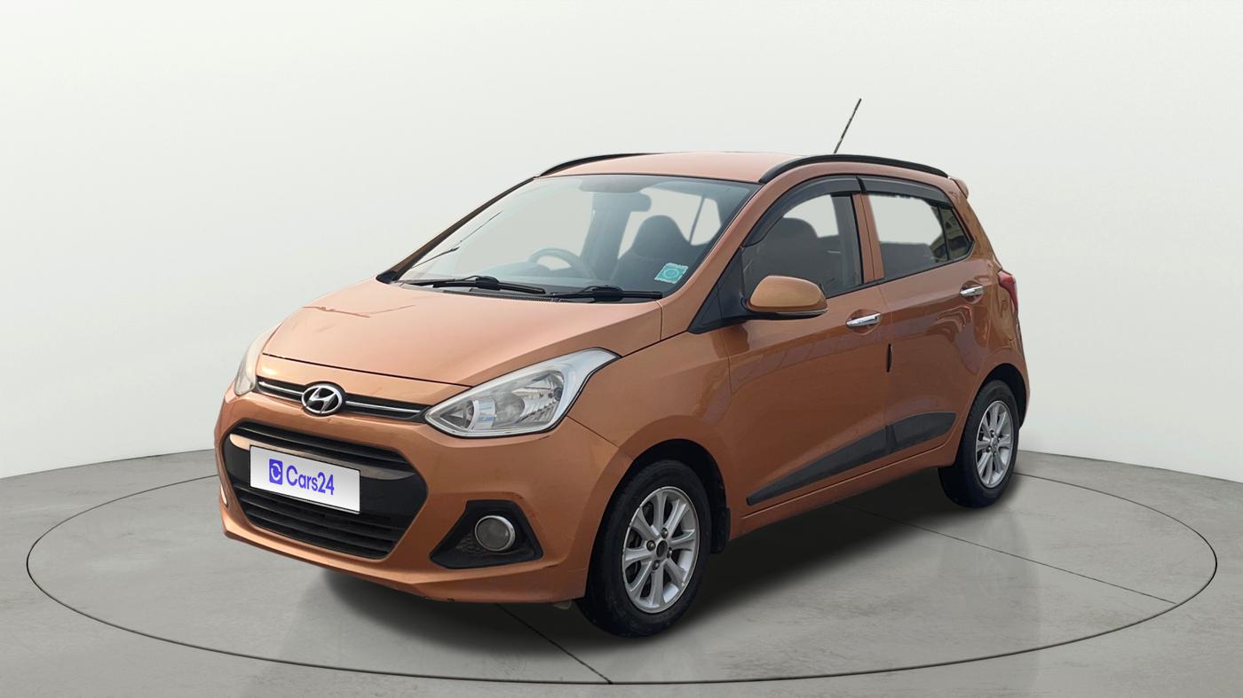 2015 Hyundai Grand i10 ASTA AT 1.2 KAPPA VTVT, Petrol, Automatic, 87,358 km, Left Front Diagonal