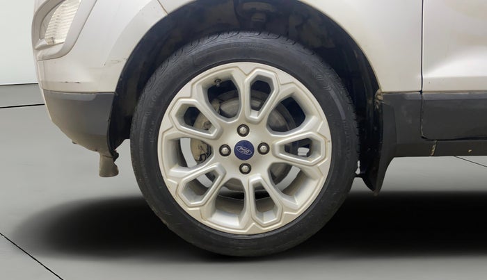 2018 Ford Ecosport TITANIUM + 1.5L DIESEL, Diesel, Manual, 1,32,424 km, Left Front Wheel