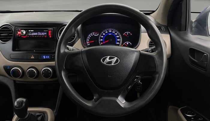 2014 Hyundai Grand i10 MAGNA 1.2 KAPPA VTVT, Petrol, Manual, 39,163 km, Steering Wheel Close Up