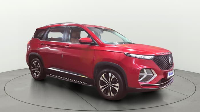 2021 MG HECTOR PLUS SHARP 1.5 PETROL TURBO CVT 6-STR, Petrol, Automatic, 68,381 km, Right Front Diagonal