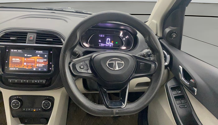 2022 Tata TIGOR XZA PLUS PETROL, Petrol, Automatic, 61,111 km, Steering Wheel Close Up