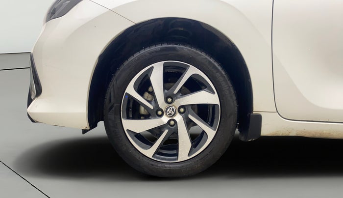 2022 Toyota Glanza V AMT, Petrol, Automatic, 14,530 km, Left Front Wheel