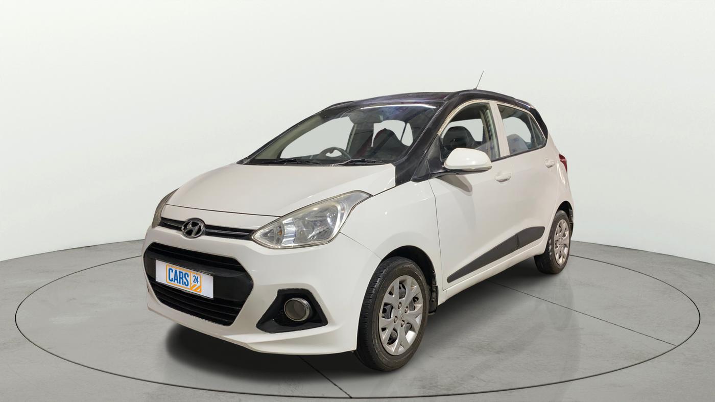 2016 Hyundai Grand i10 SPORTZ 1.2 KAPPA VTVT, Petrol, Manual, 67,042 km, Left Front Diagonal