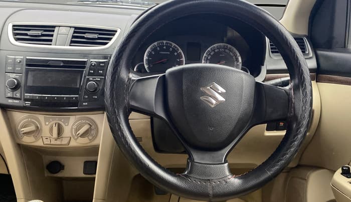 2017 Maruti Swift Dzire VXI, Petrol, Manual, 1,30,667 km, Steering Wheel Close Up