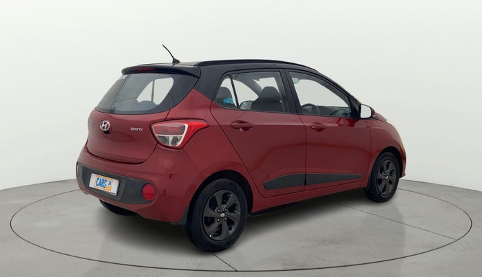 2018 Hyundai Grand i10 SPORTZ 1.2 KAPPA VTVT DUAL TONE, Petrol, Manual, 59,728 km, Right Back Diagonal