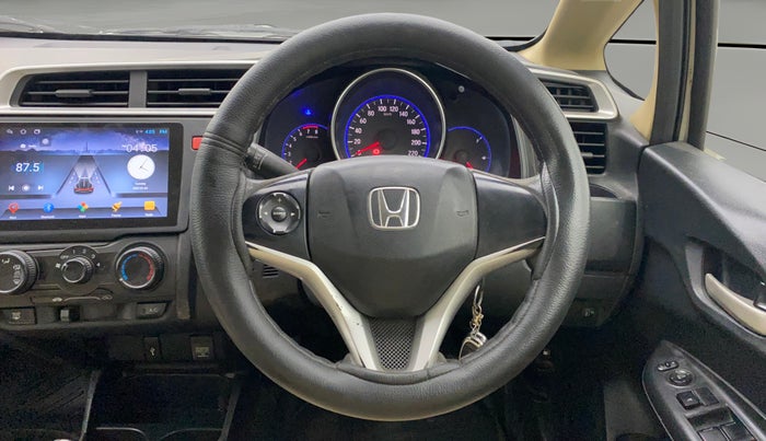 2015 Honda Jazz 1.2L I-VTEC S, Petrol, Manual, 1,02,306 km, Steering Wheel Close Up