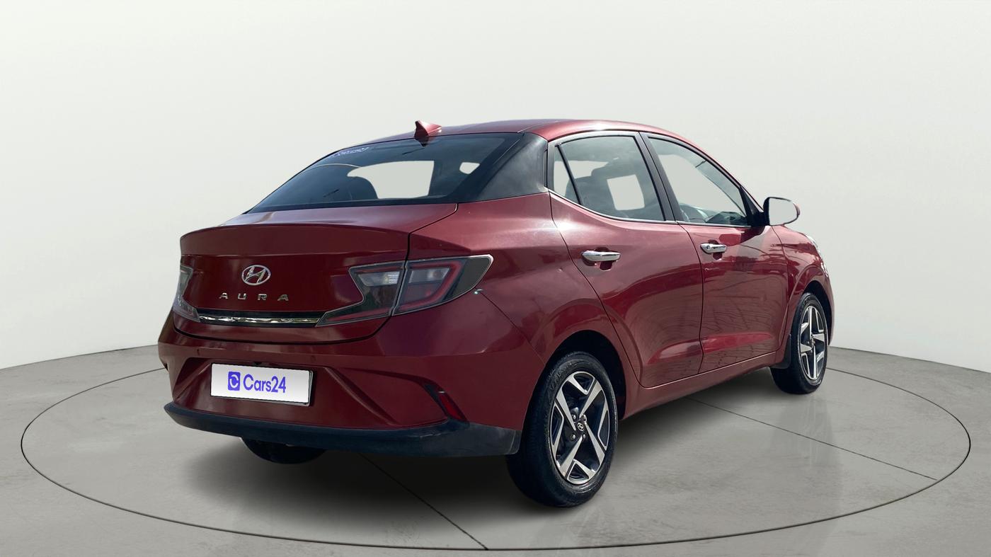 2020 Hyundai AURA SX 1.2 (O), Petrol, Manual, 53,094 km, Right Back Diagonal