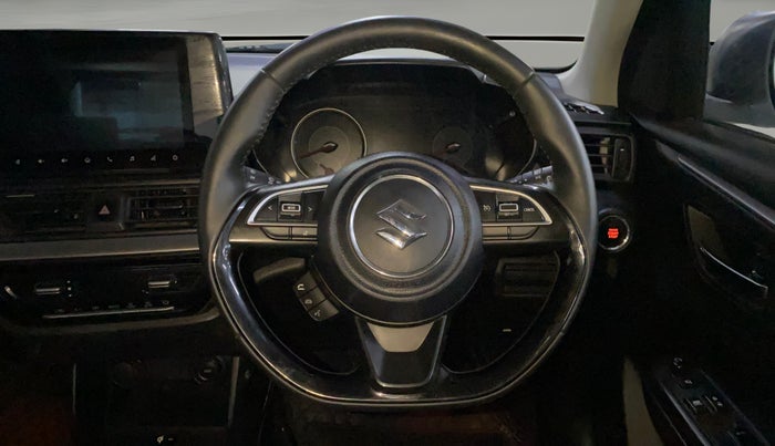 2025 Maruti Swift ZXi Plus AMT, Petrol, Automatic, 13,085 km, Steering Wheel Close Up