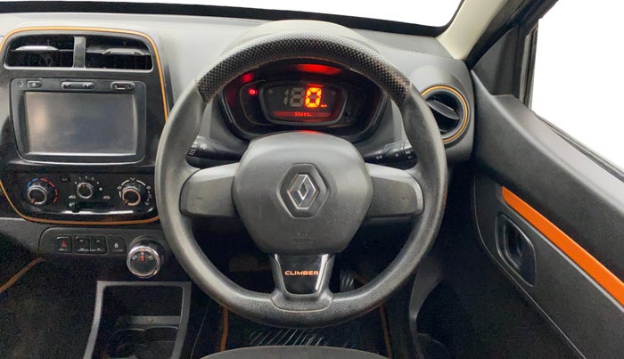 2018 Renault Kwid CLIMBER 1.0 AMT, Petrol, Automatic, 55,646 km, Steering Wheel Close Up